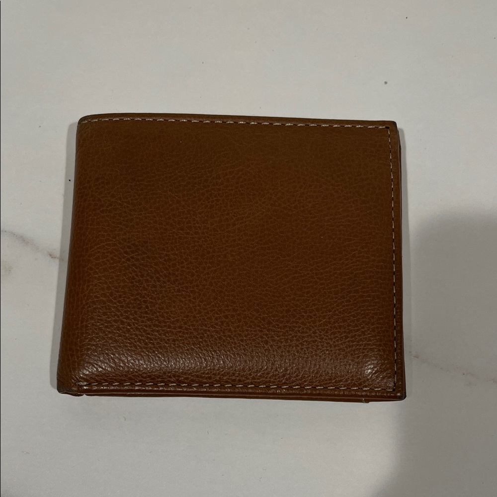 Johnston & Murphy Rich Brown Leather Wallet